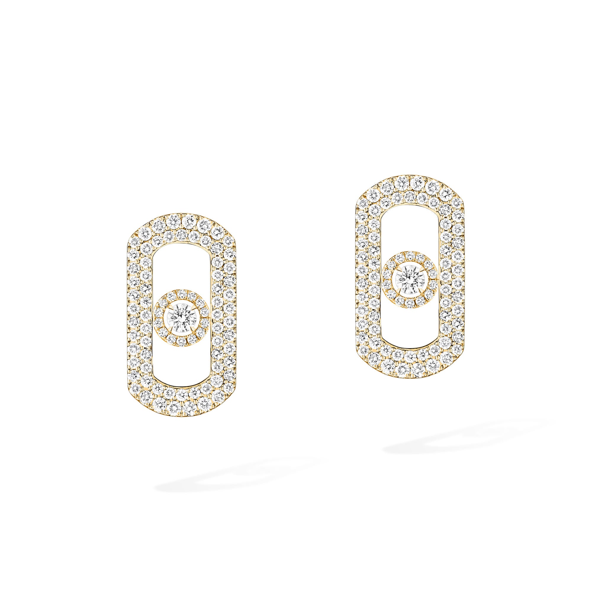 Messika So Move Diamantohrringe (12931-YG) aus Gelbgold mit Diamant