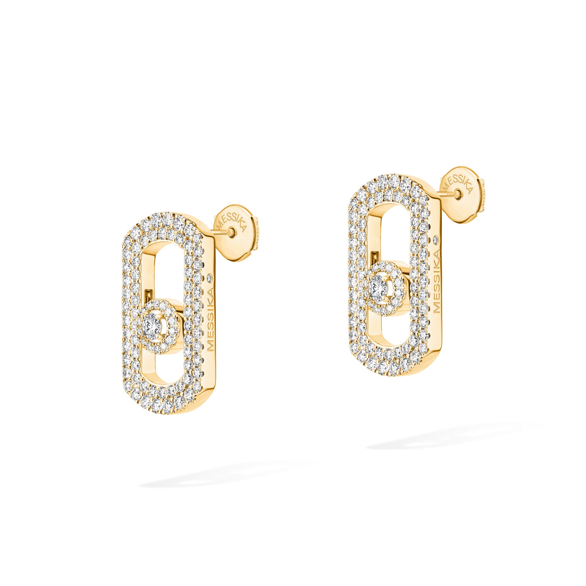 Messika So Move Diamantohrringe (12931-YG) aus Gelbgold mit Diamant