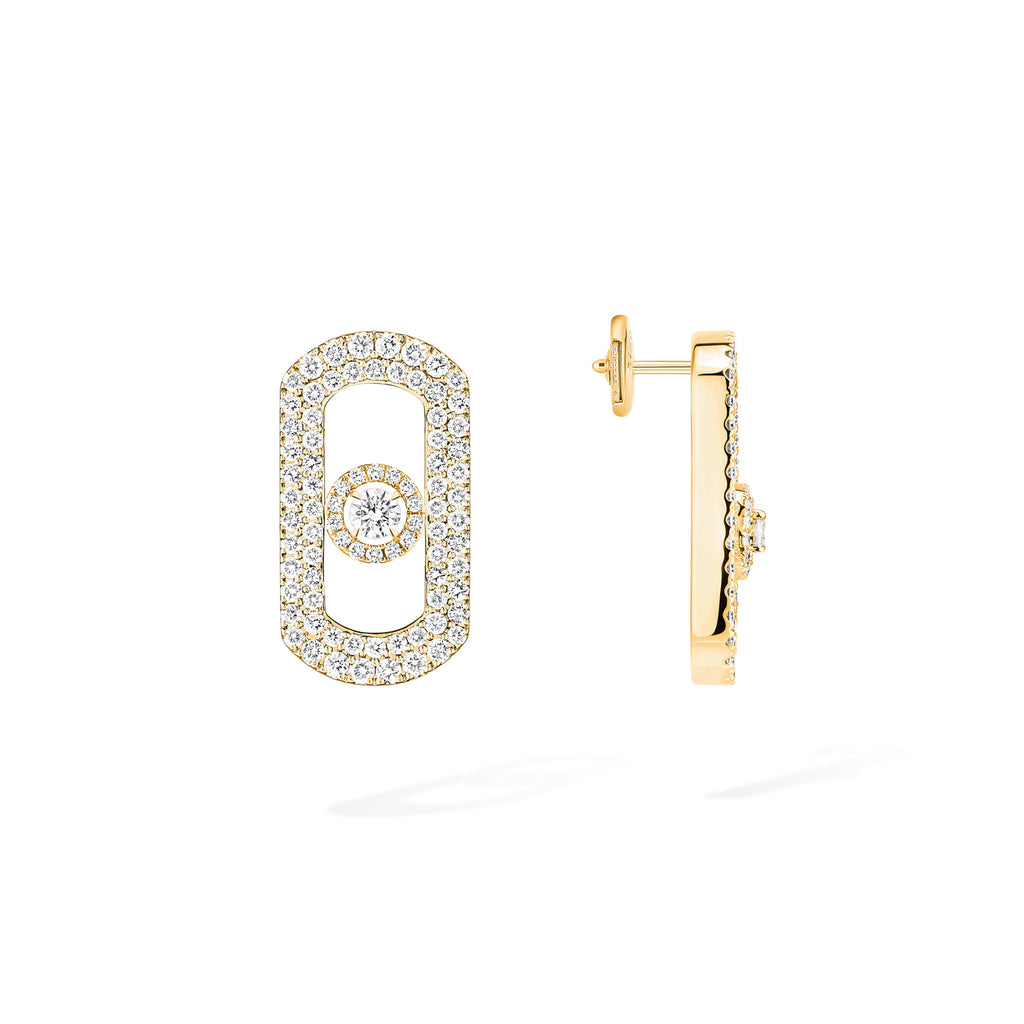 Messika So Move Diamantohrringe (12931-YG) aus Gelbgold mit Diamant