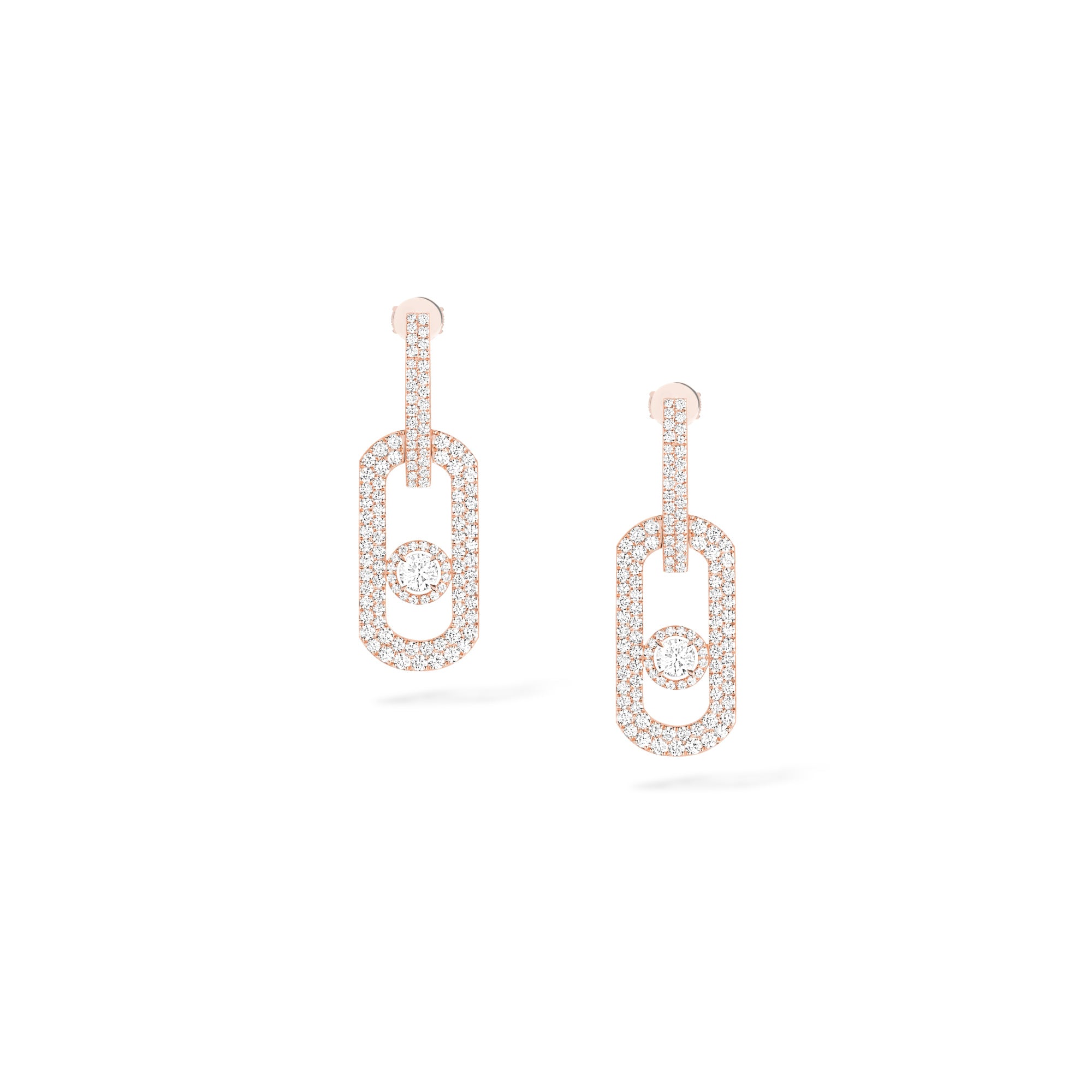 Messika So Move Diamantohrringe (13123-PG) aus Roségold mit Diamant