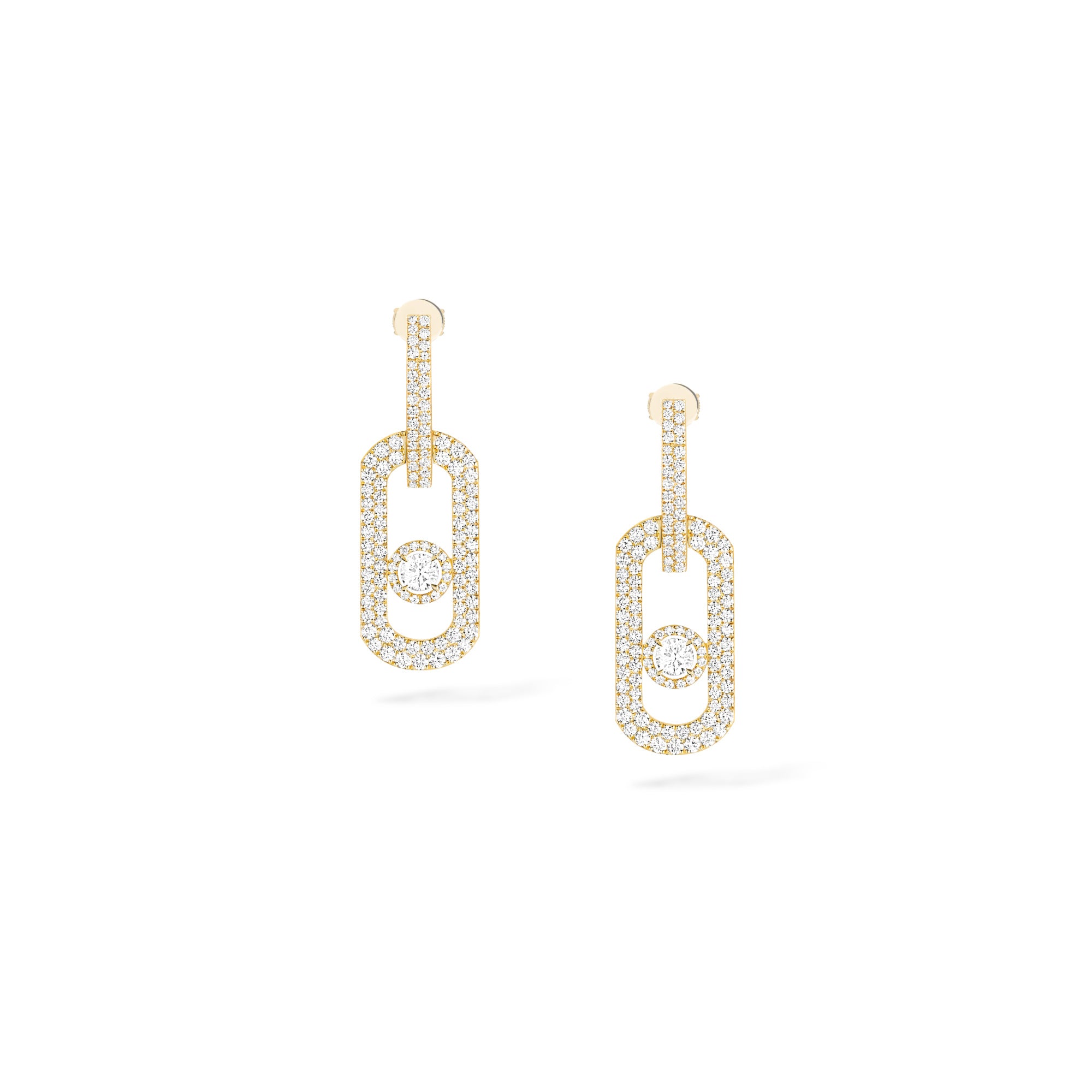 Messika So Move Diamantohrringe (13123-YG) aus Gelbgold mit Diamant