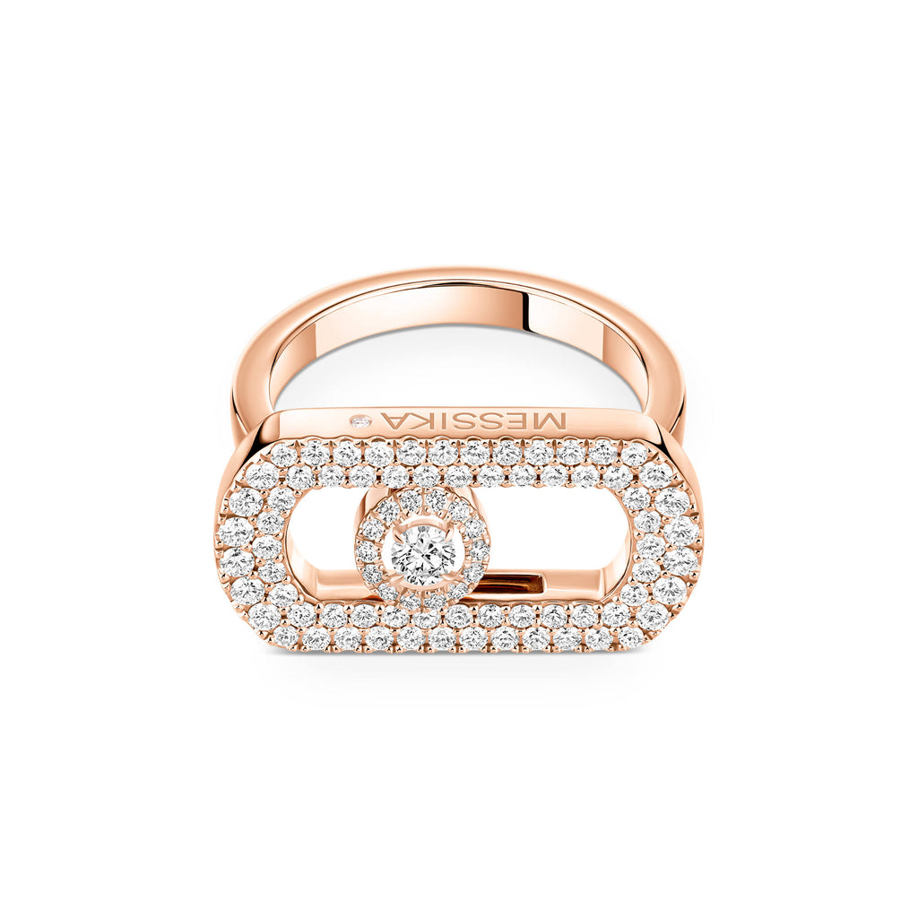 Messika So Move Diamantring (12937-PG) aus Roségold mit Diamant