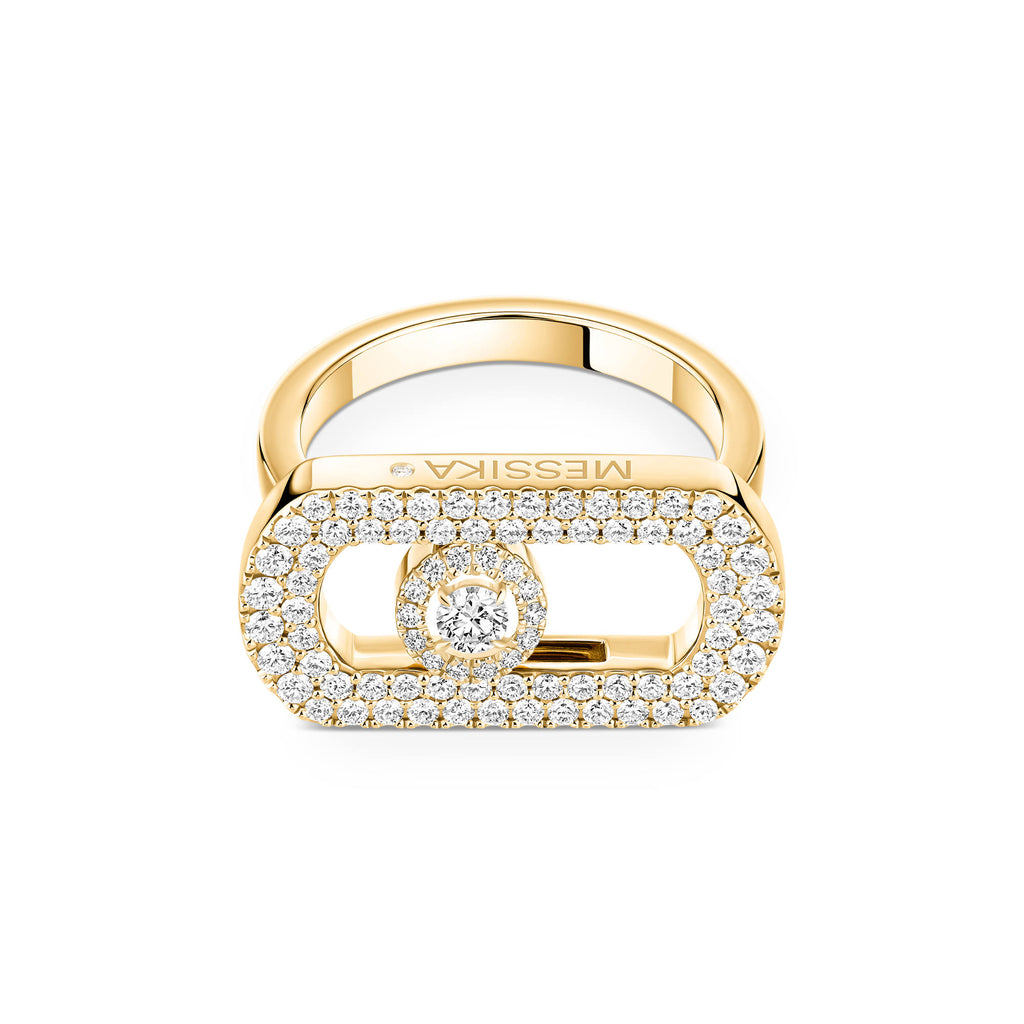 Messika So Move Diamantring (12937-YG) aus Gelbgold mit Diamant