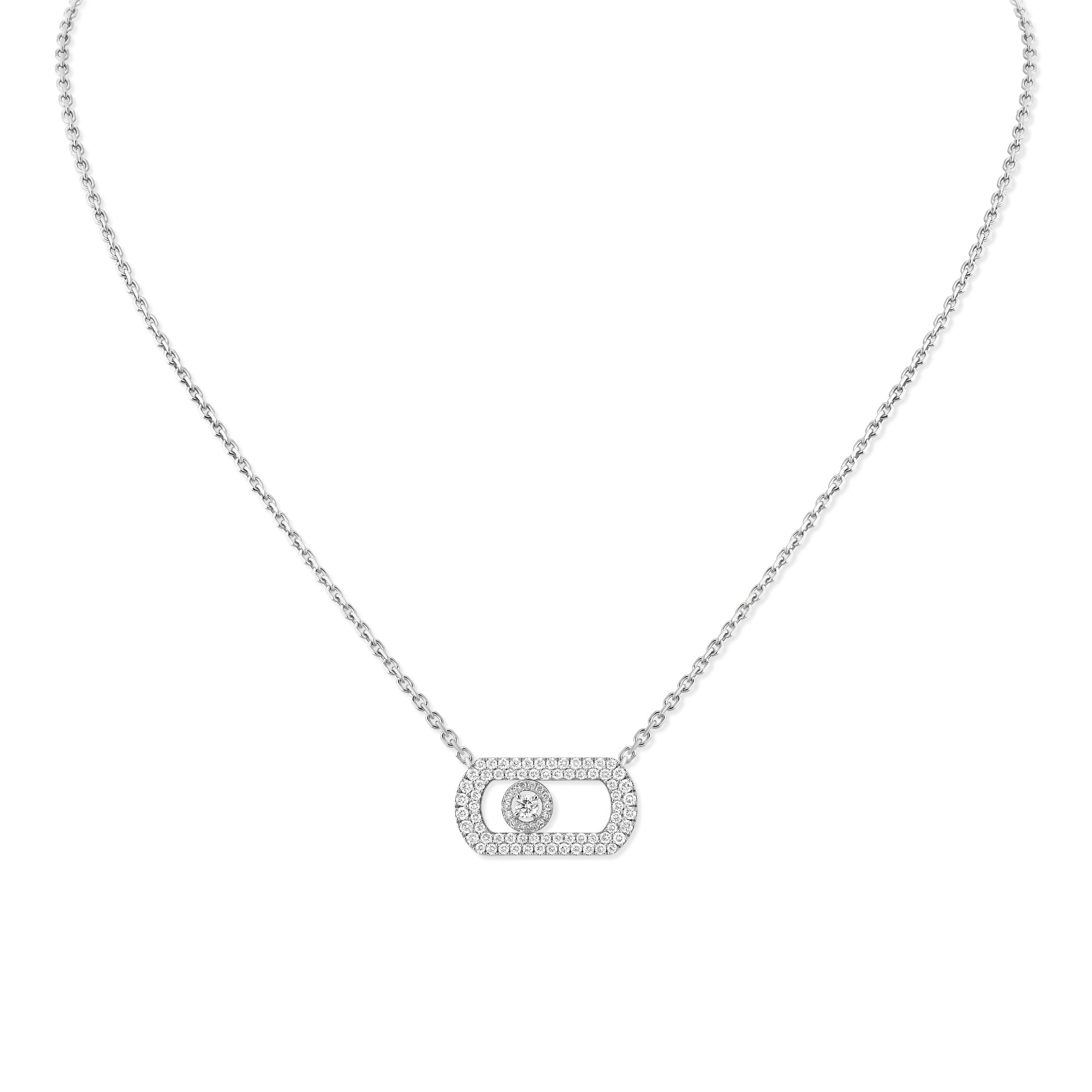 Messika So Move Halskette (12945-WG) aus Weißgold mit Diamant