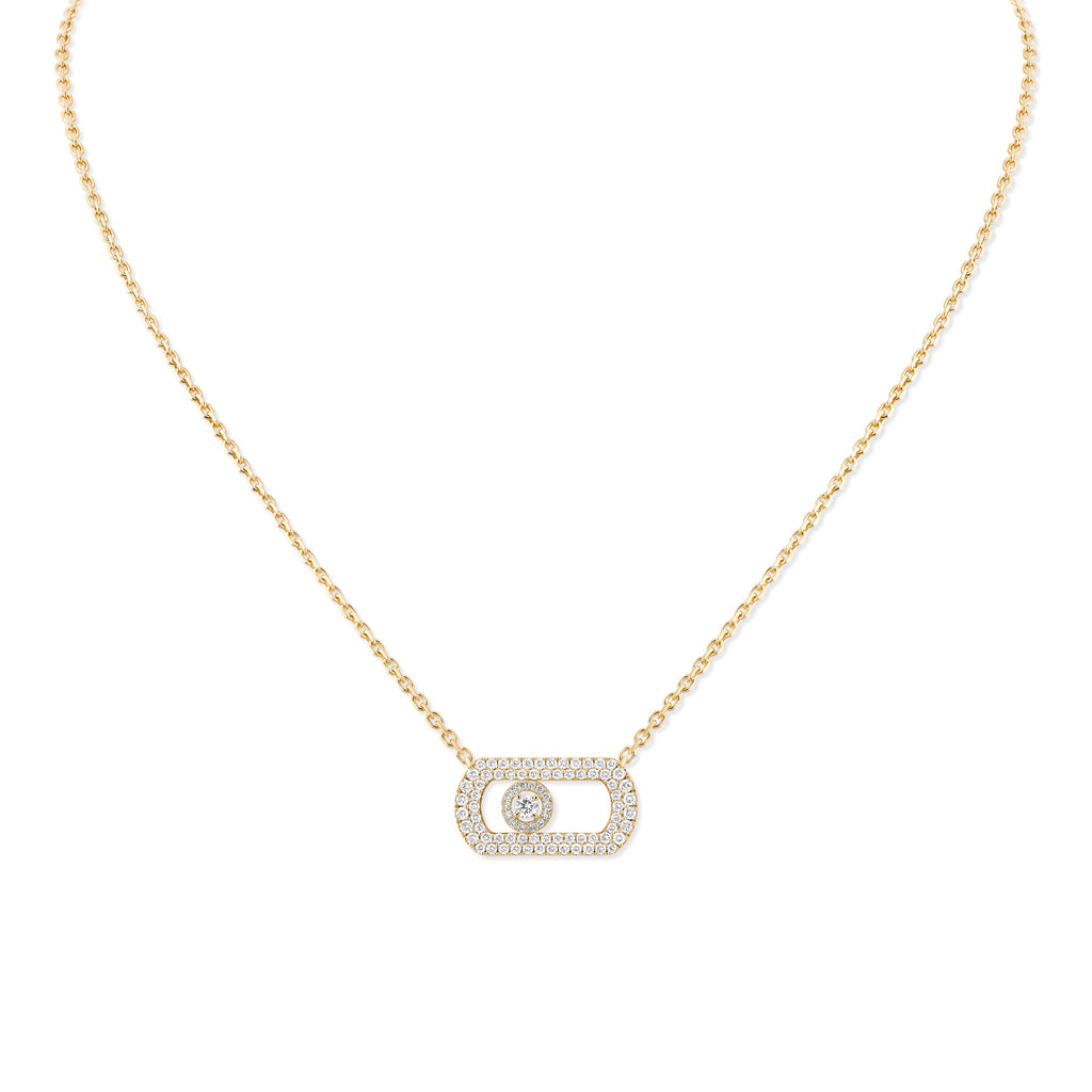 Messika So Move Halskette (12945-YG) aus Gelbgold mit Diamant