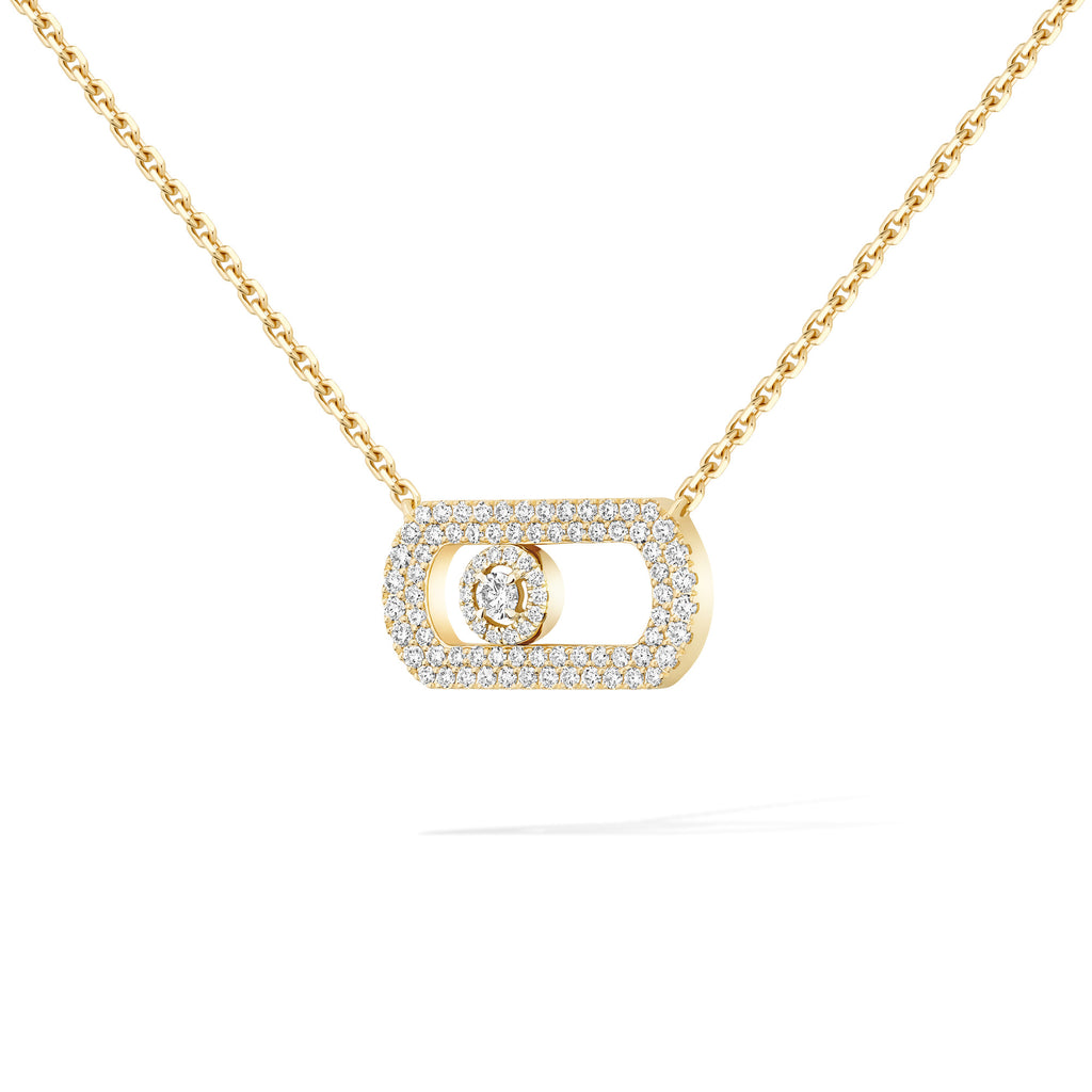 Messika So Move Halskette (12945-YG) aus Gelbgold mit Diamant
