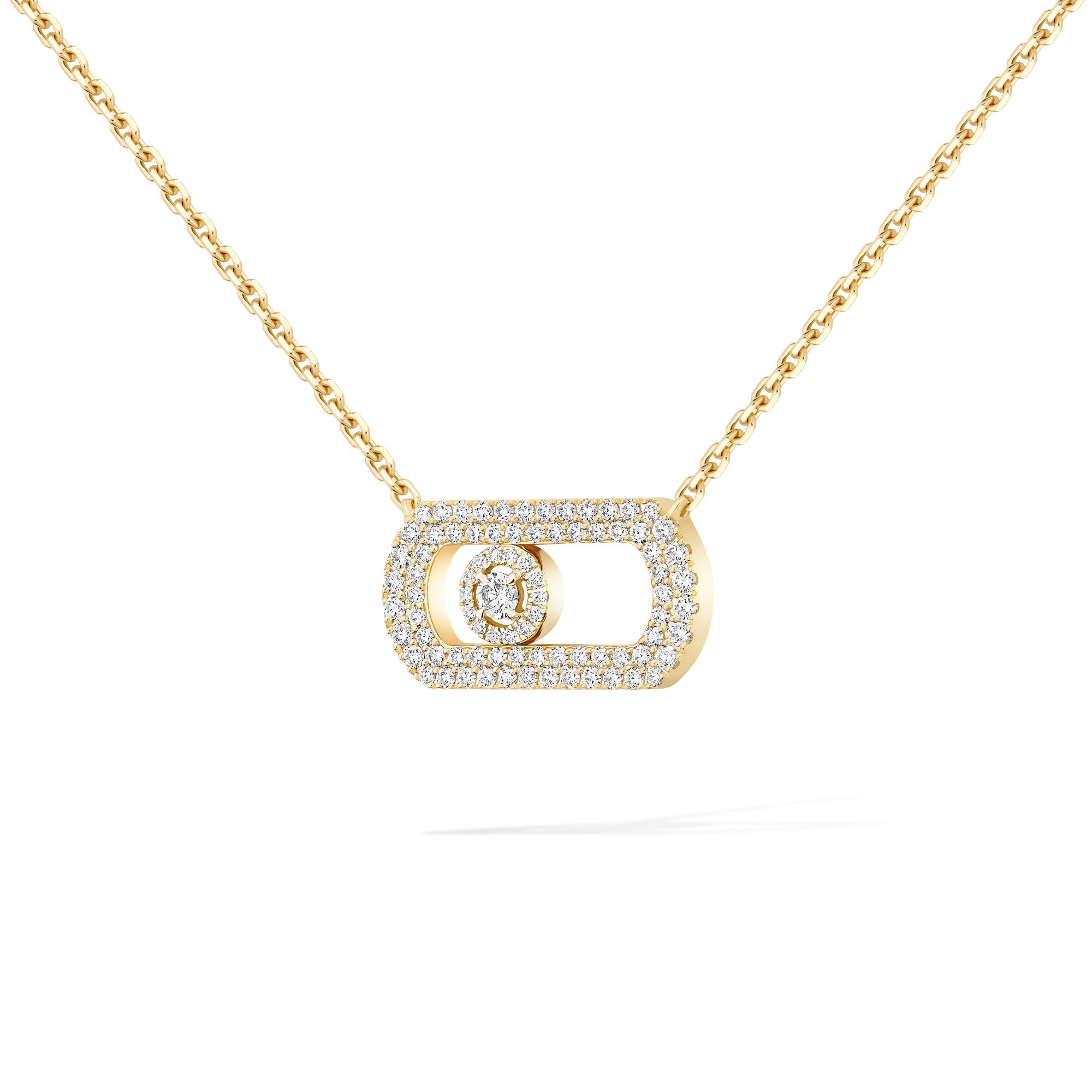 Messika So Move Halskette (12945-YG) aus Gelbgold mit Diamant