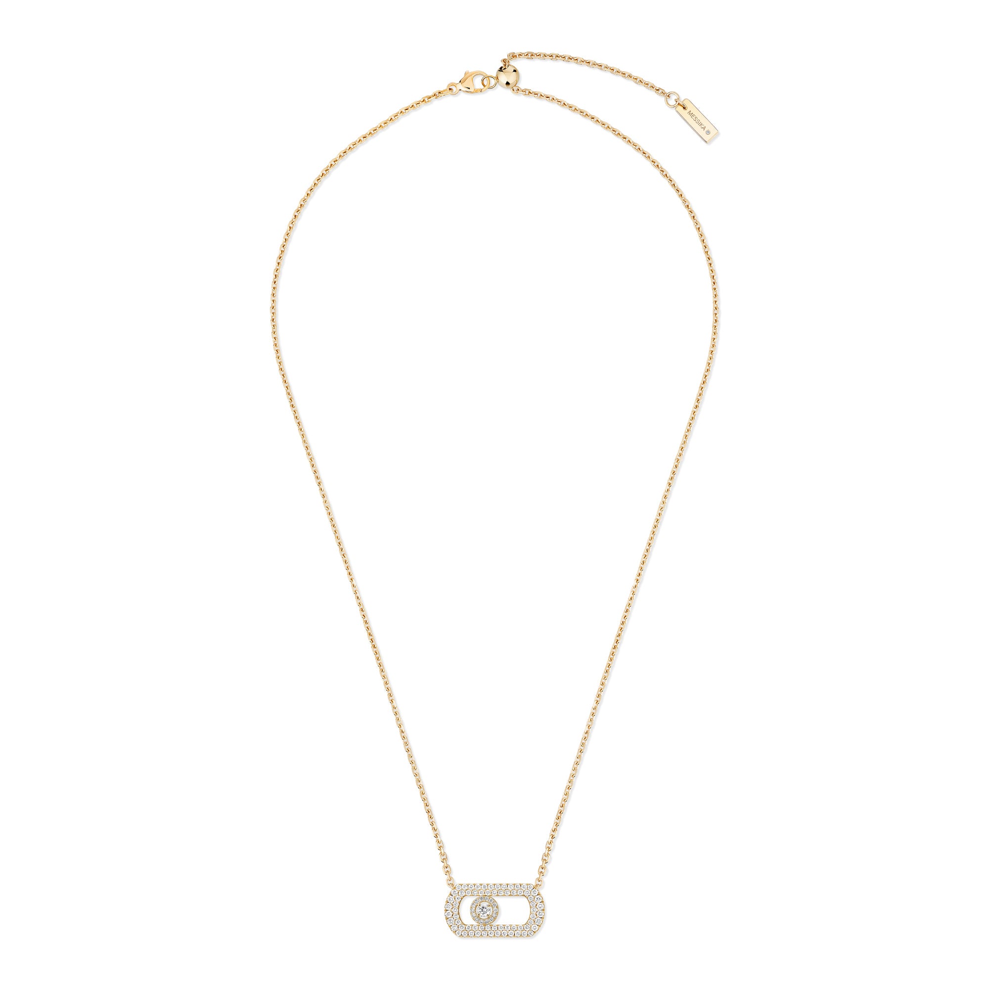 Messika So Move Halskette (12945-YG) aus Gelbgold mit Diamant
