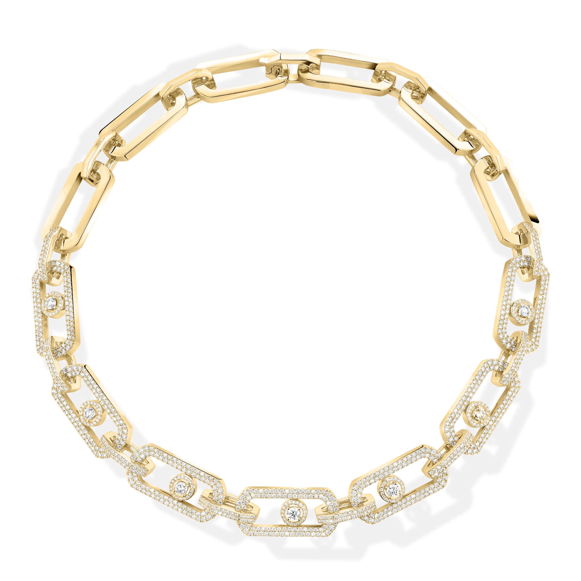 Messika So Move XL Diamantkette (13079-YG) aus Gelbgold mit Diamant