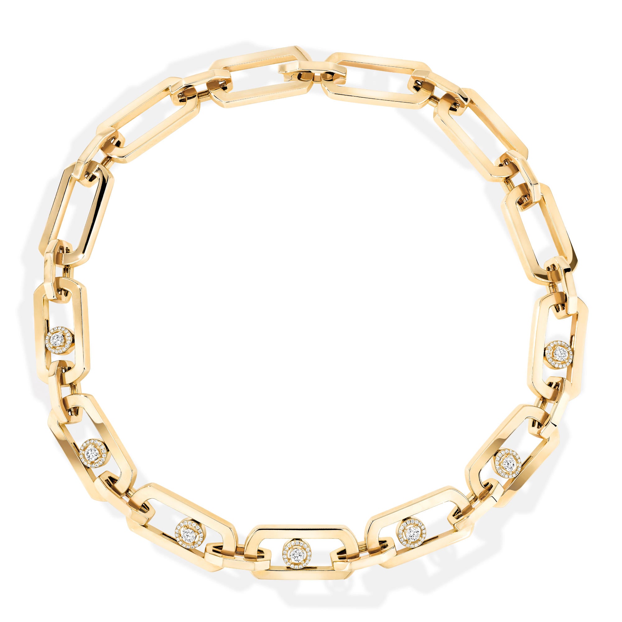 Messika So Move XL Diamantkette (13080-YG) aus Gelbgold mit Diamant