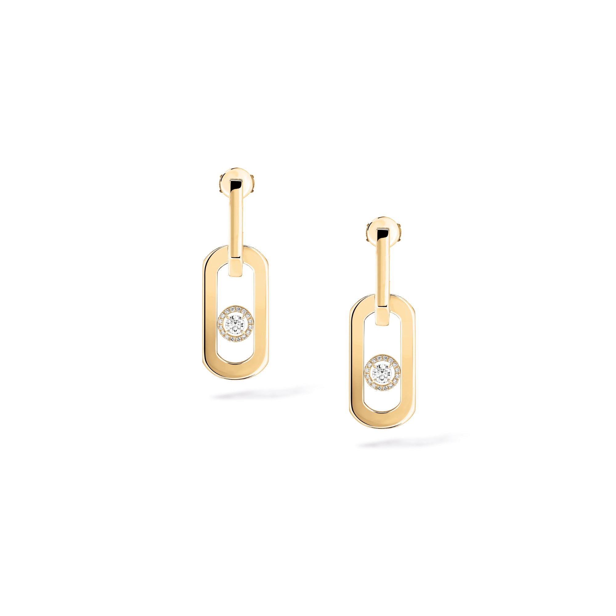 Messika So Move XL Diamantohrringe (13132-YG) aus Gelbgold mit Diamant