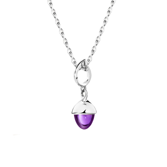 MIKADO Anhänger Bouquet Turmalin, Weißgold • Amethyst von Tamara Comolli (P-MFL-Am-wg)