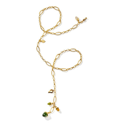 MIKADO Halskette Delicate 'Rainforest' Gelbgold von Tamara Comolli (Ref. N-M-Del51-RF-p-yg)