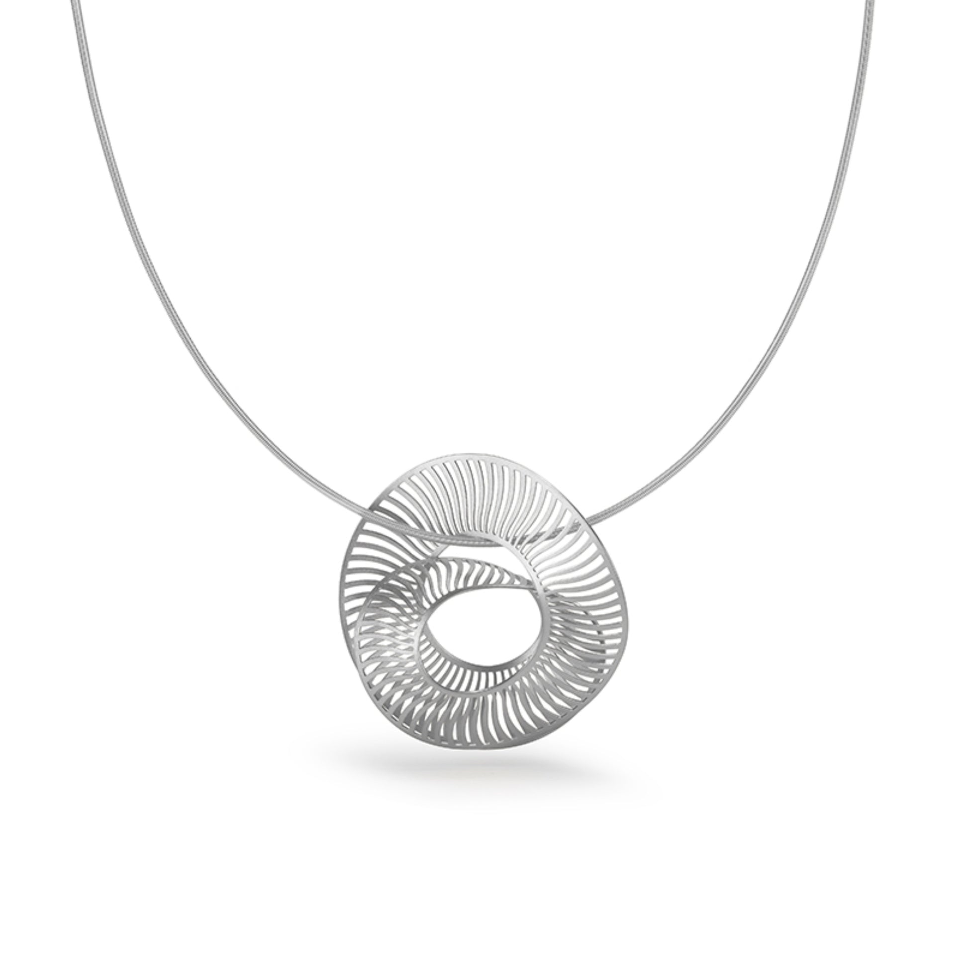 Mirage Loop Anhänger , Platin von Niessing (N363010-27mm-pt)