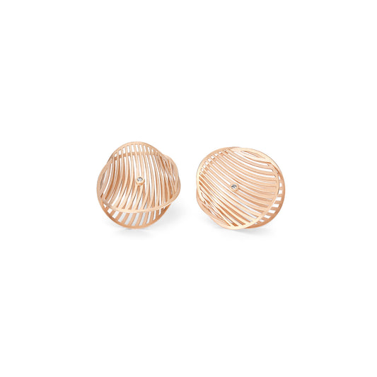 Mirage Ohrstecker runde Form von Niessing (N334920-SF-cr)
