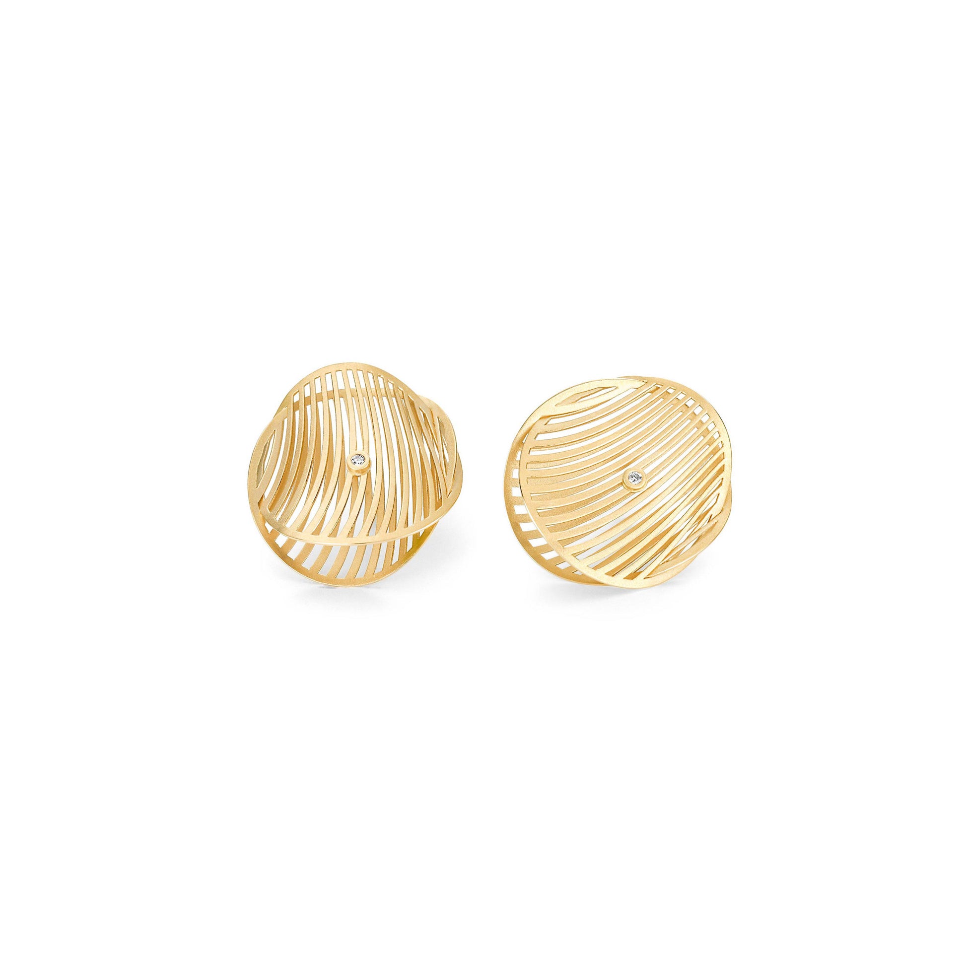 Mirage Ohrstecker runde Form von Niessing (N334920-SF-cy)