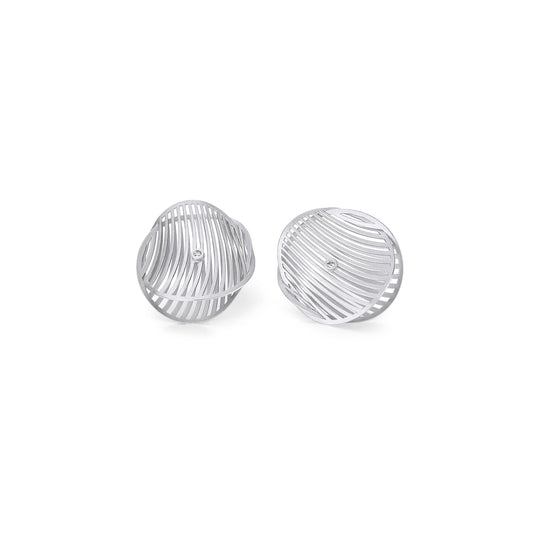 Mirage Ohrstecker runde Form von Niessing (N334920-SF-pt)