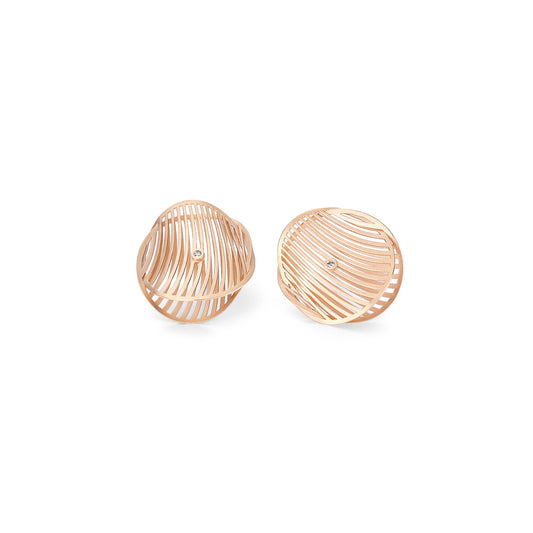 Mirage Ohrstecker runde Form von Niessing (N334920-SF-rw)