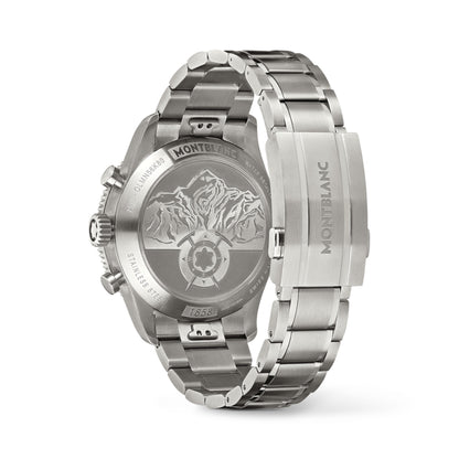 1858 Automatic Chronograph 0 Oxygen, Edelstahl • Saphir von Montblanc (MB133298)