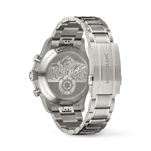 Montblanc 1858 Automatic Chronograph 0 Oxygen (MB133298) aus Edelstahl mit Saphir