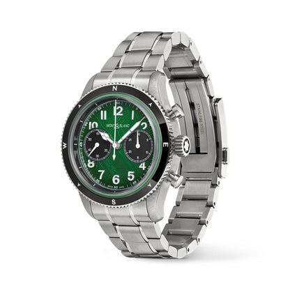 1858 Automatic Chronograph 0 Oxygen, Edelstahl • Saphir von Montblanc (MB133298)