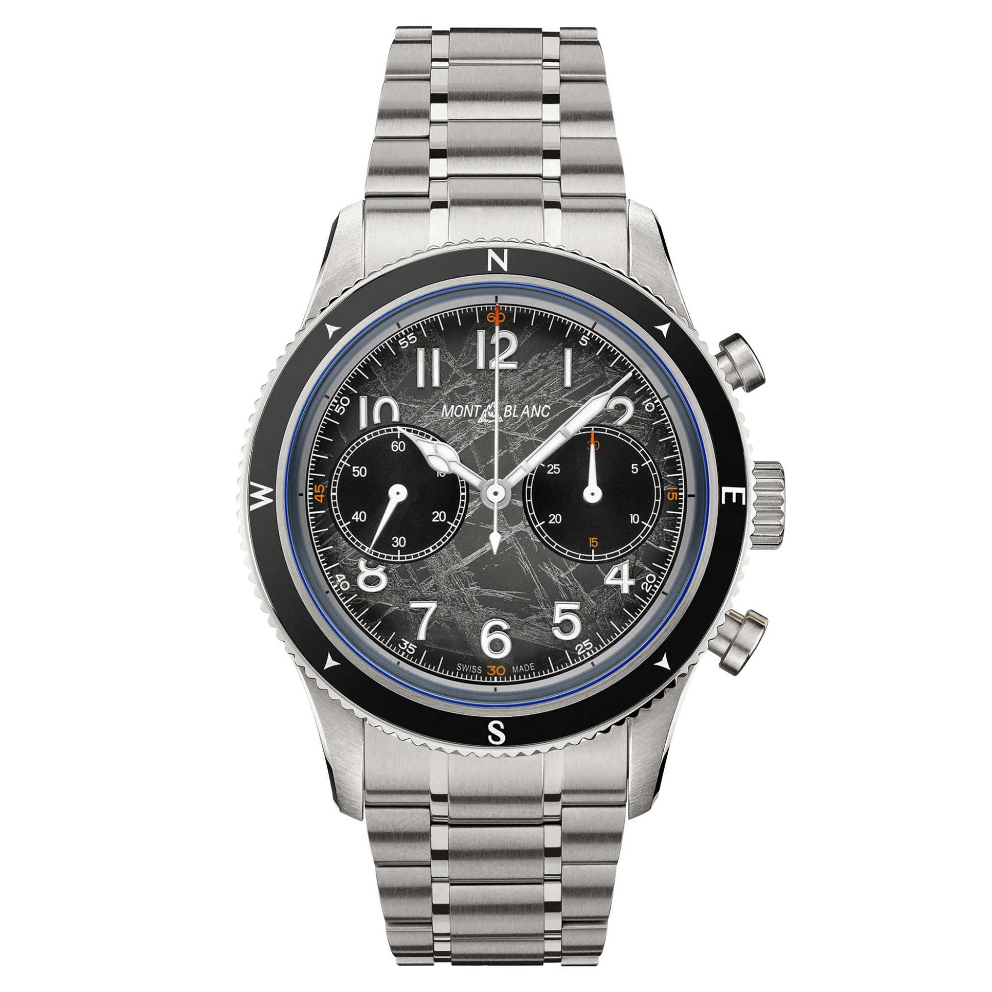 1858 Automatic Chronograph 0 Oxygen The 8000, Edelstahl von Montblanc (MB130983)