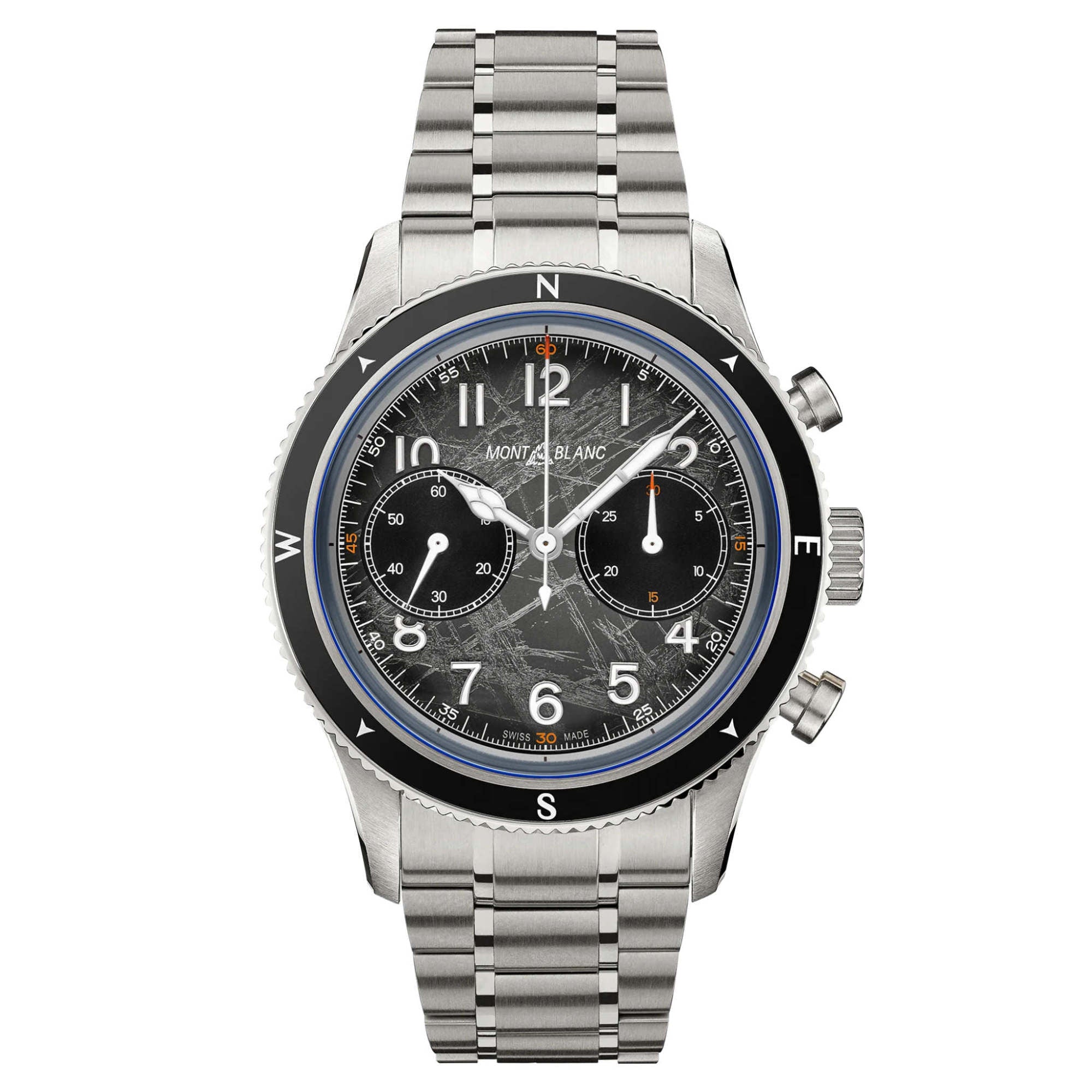 Montblanc 1858 Automatic Chronograph 0 Oxygen The 8000 (MB130983) aus Edelstahl
