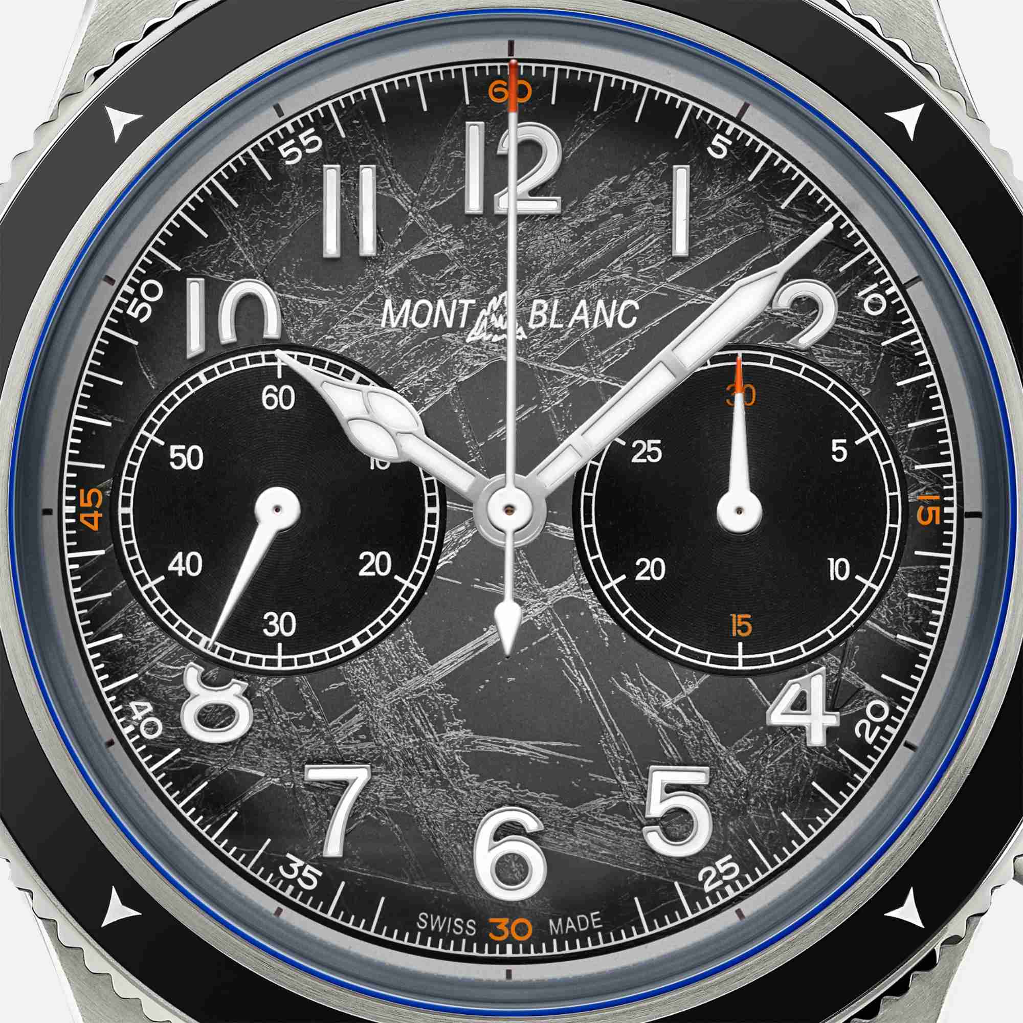 Montblanc 1858 Automatic Chronograph 0 Oxygen The 8000 (MB130983) aus Edelstahl