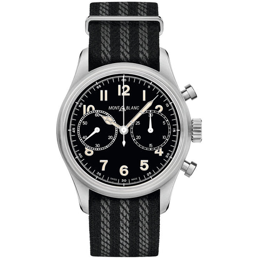 1858 Automatic Chronograph, Edelstahl • Rubin • Saphir von Montblanc (MB117835)