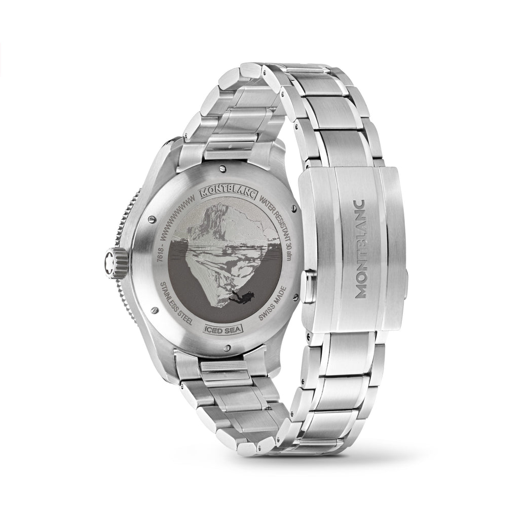 Montblanc 1858 Automatic Date 0 Oxygen (MB132291) aus Edelstahl mit Rubin