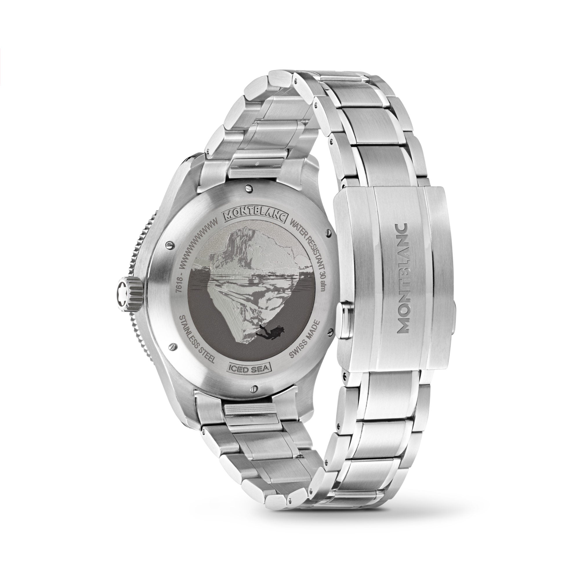 Montblanc 1858 Automatic Date 0 Oxygen (MB132291) aus Edelstahl mit Rubin