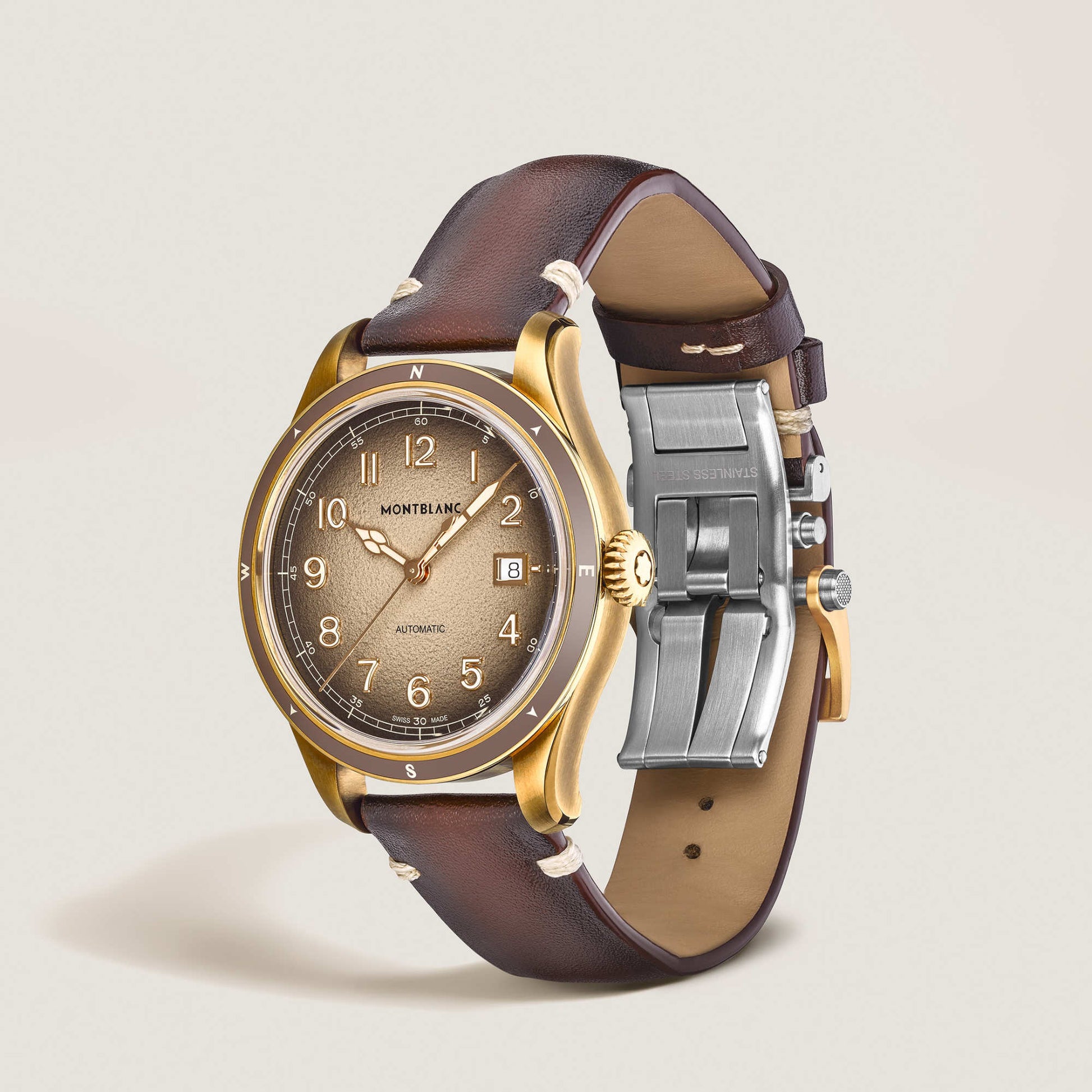 1858 Automatic Date 0 Oxygen, Edelstahl von Montblanc (MB134339)