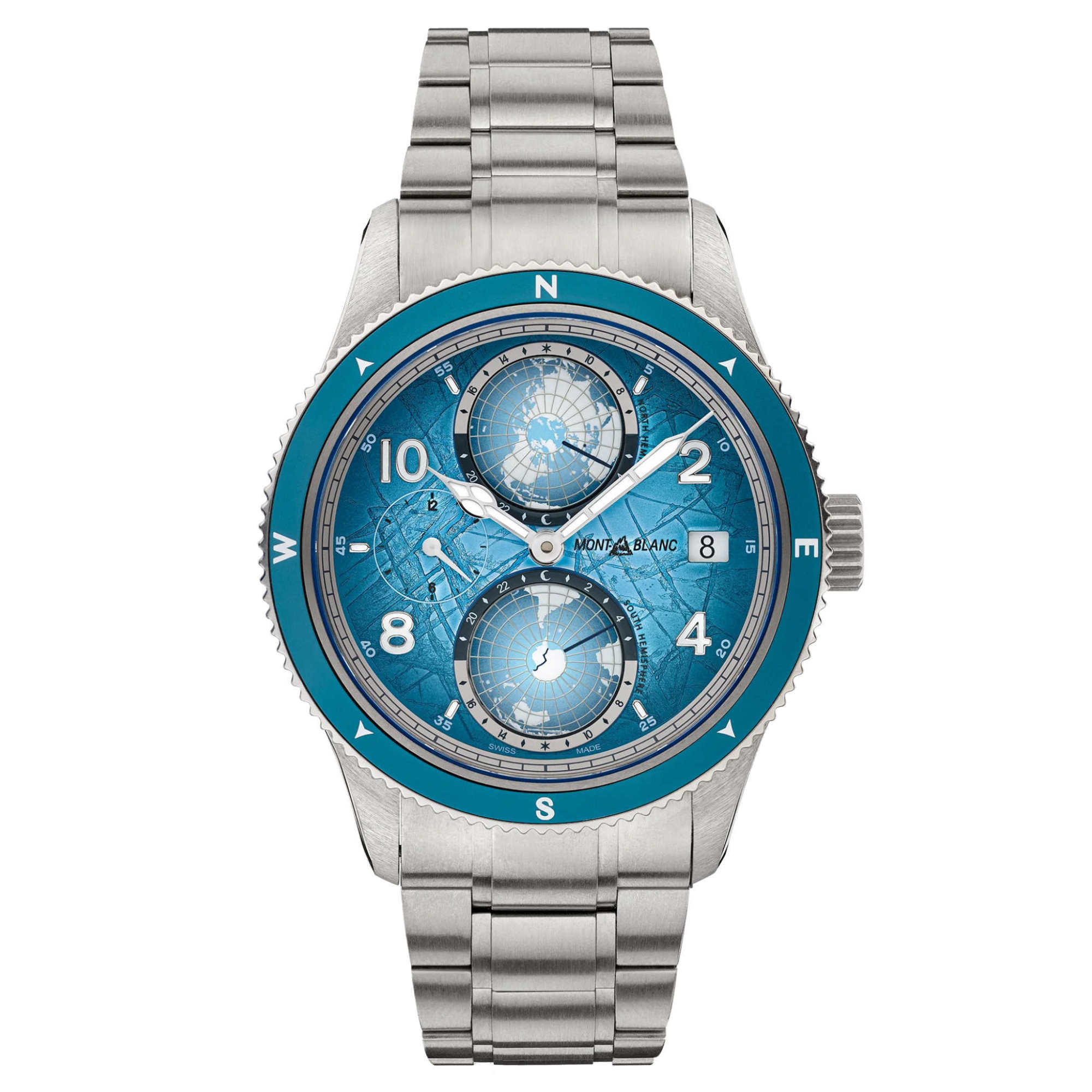 Montblanc 1858 Geosphere 0 Oxygen South Pole Exploration (MB130961) aus Titan, Edelstahl