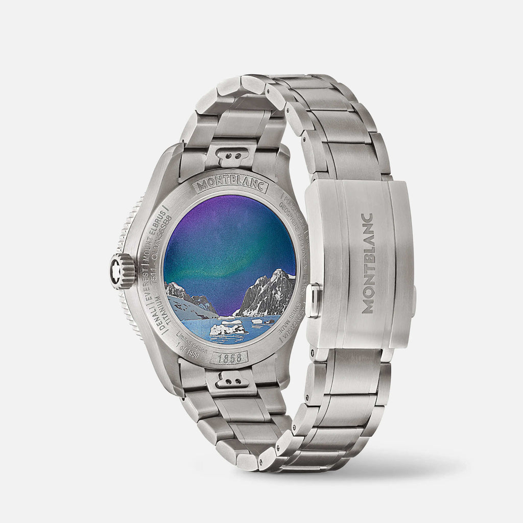Montblanc 1858 Geosphere 0 Oxygen South Pole Exploration (MB130961) aus Titan, Edelstahl