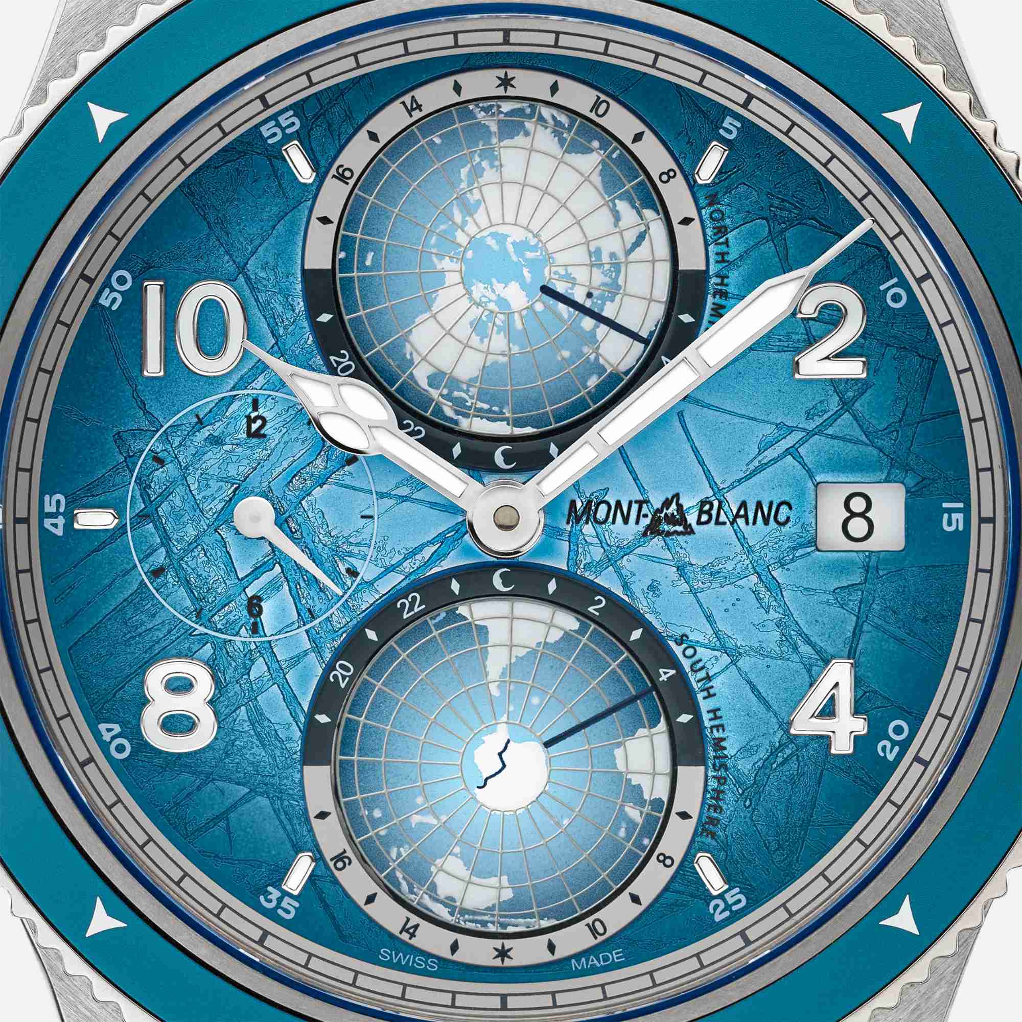 Montblanc 1858 Geosphere 0 Oxygen South Pole Exploration (MB130961) aus Titan, Edelstahl
