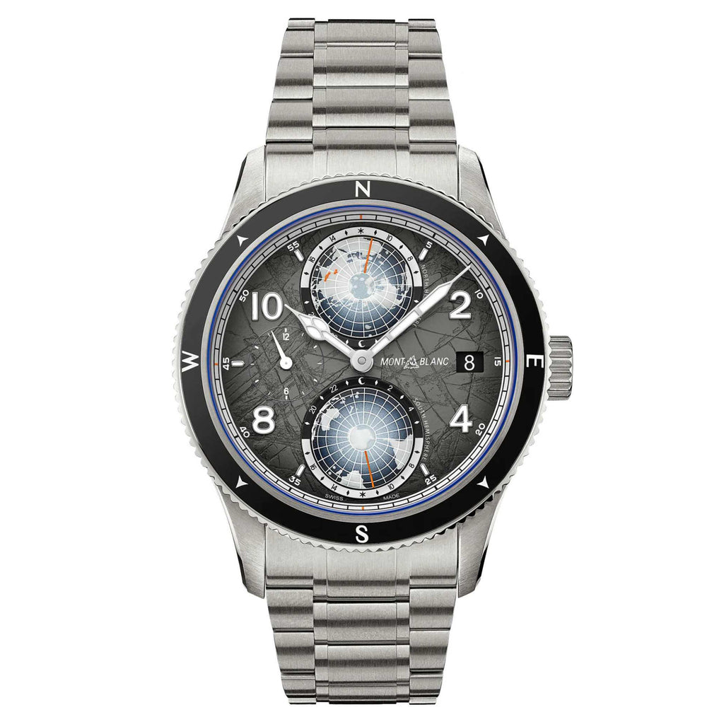 Montblanc 1858 Geosphere 0 Oxygen The 8000 (MB130982) aus Titan, Edelstahl