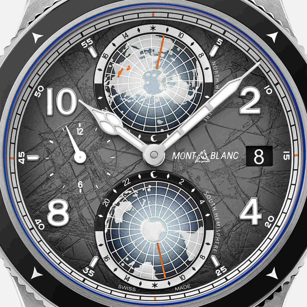 Montblanc 1858 Geosphere 0 Oxygen The 8000 (MB130982) aus Titan, Edelstahl
