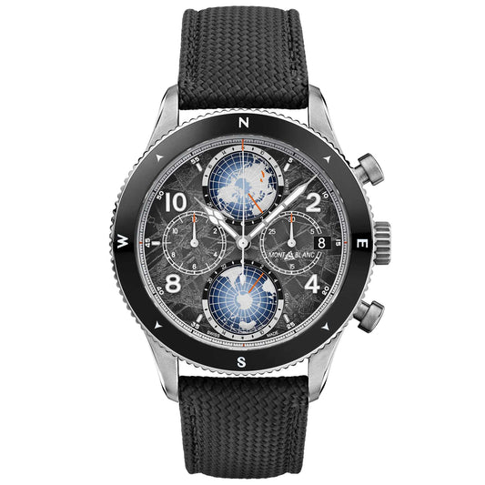 1858 Geosphere Chronograph 0 Oxygen The 8000 Limited Edition, Titan von Montblanc (MB130811)