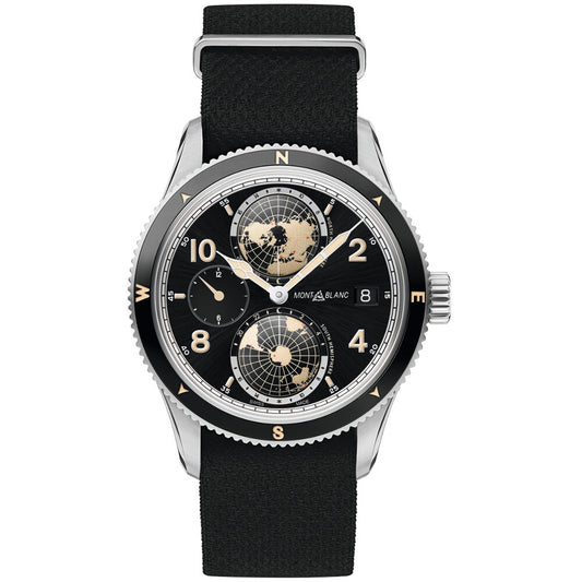 1858 Geosphere, Edelstahl • Rubin • Saphir von Montblanc (MB117837)