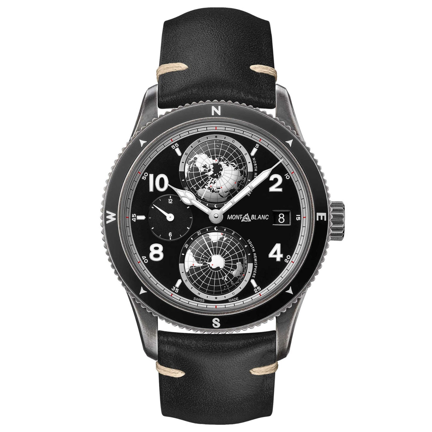 1858 Geosphere Ultra-Black Limited Edition , Leder • Saphir von Montblanc (MB128257)