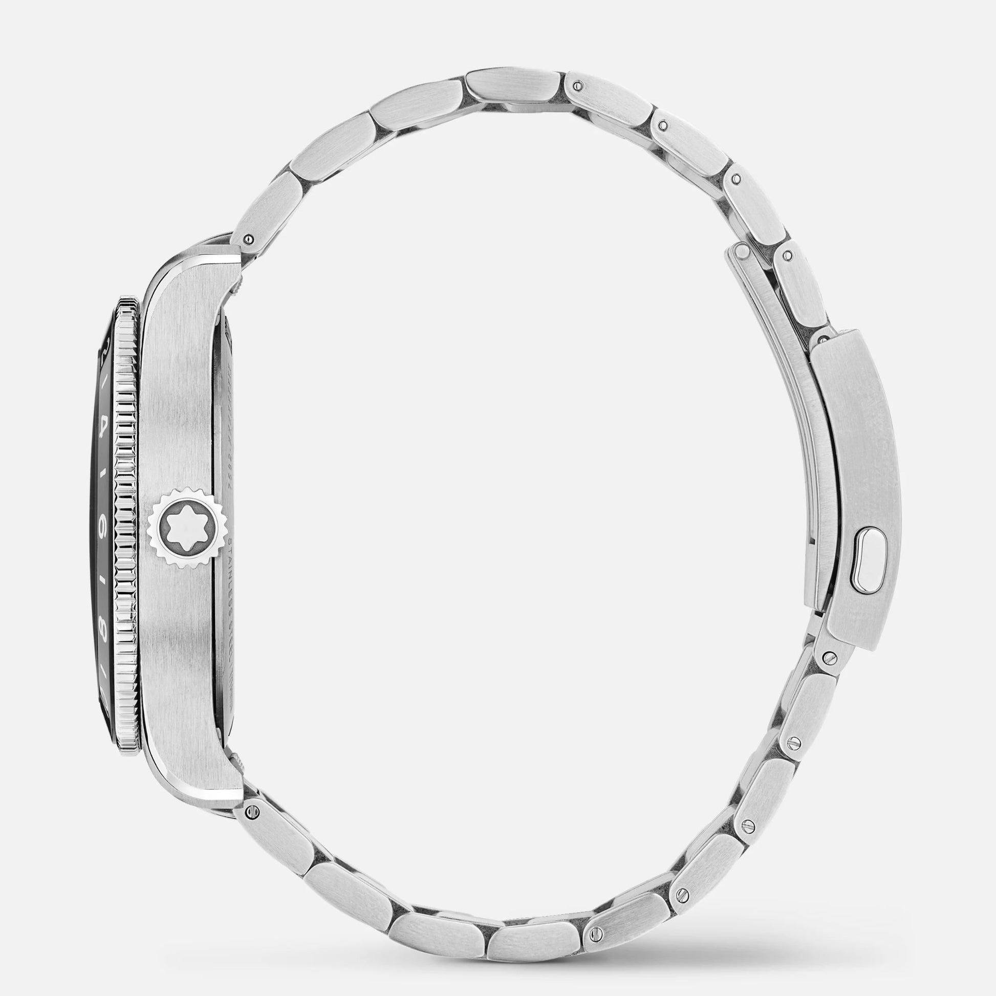 1858 GMT, Edelstahl von Montblanc (MB129615)