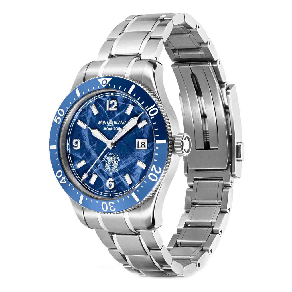 Montblanc 1858 Iced Sea Automatic Date (MB129369) aus Edelstahl