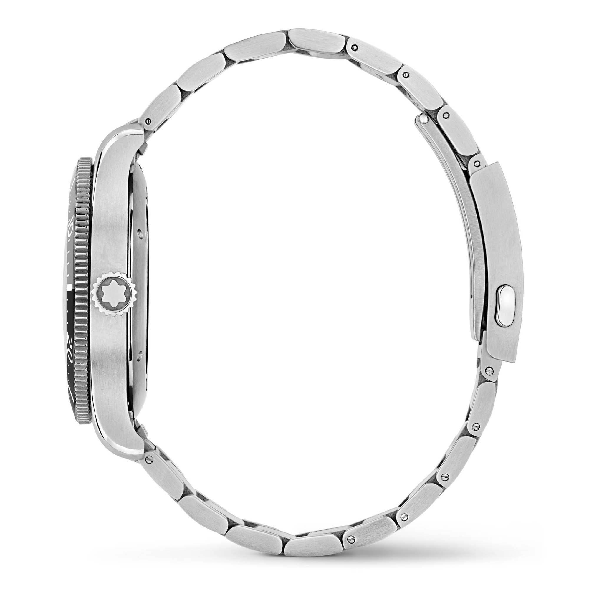 Montblanc 1858 Iced Sea Automatic Date (MB129371) aus Edelstahl