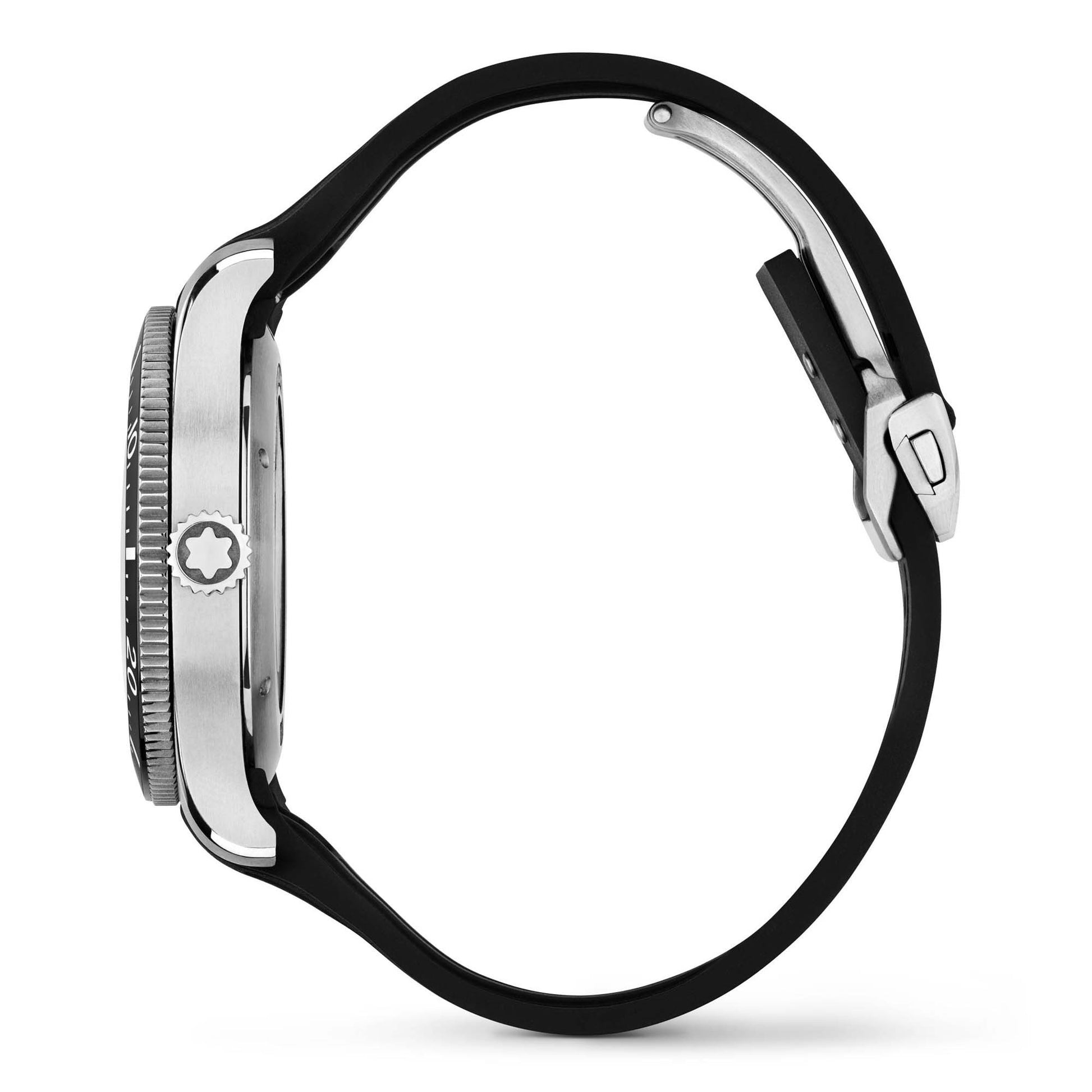 1858 Iced Sea Automatic Date, Edelstahl von Montblanc (MB129372)