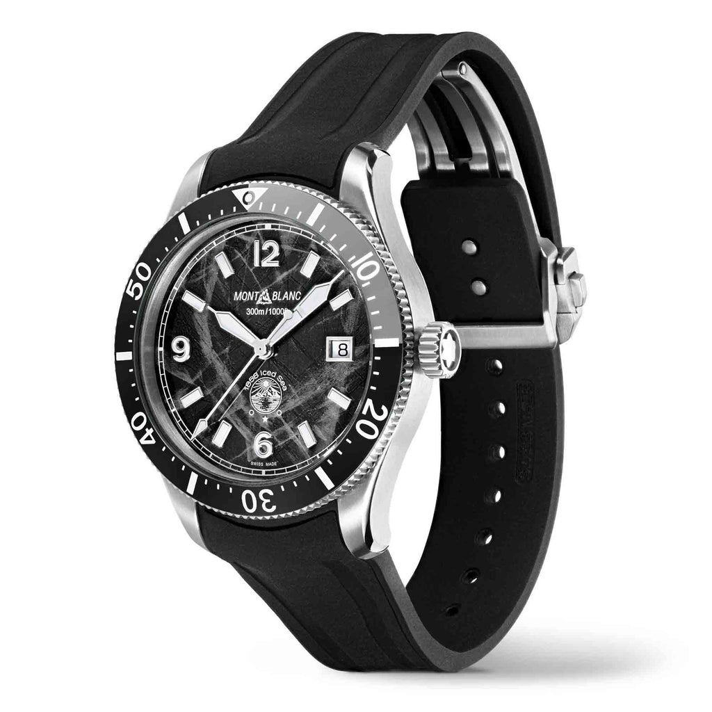 Montblanc 1858 Iced Sea Automatic Date (MB129372) aus Edelstahl
