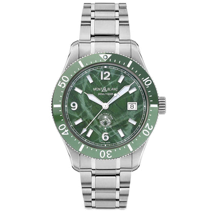 1858 Iced Sea Automatic Date, Edelstahl von Montblanc (MB129373)