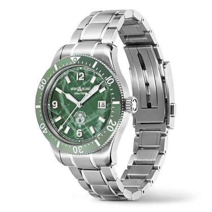 1858 Iced Sea Automatic Date, Edelstahl von Montblanc (MB129373)