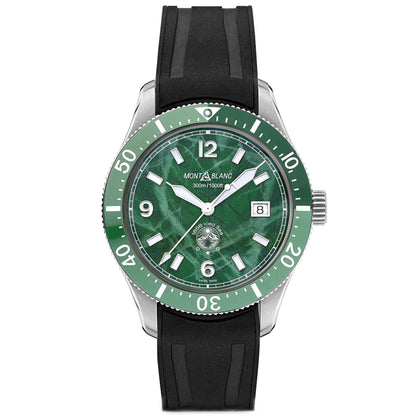 1858 Iced Sea Automatic Date, Edelstahl von Montblanc (MB129765)