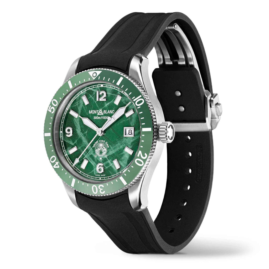 Montblanc 1858 Iced Sea Automatic Date (MB129765) aus Edelstahl