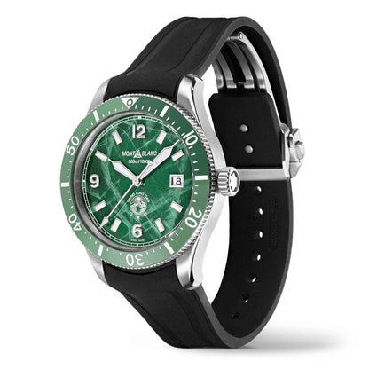 1858 Iced Sea Automatic Date, Edelstahl von Montblanc (MB129765)